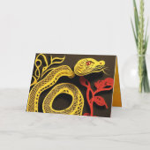 Chinese Nieuwjaarsslang 2025 GC01 Kaart (Achterkant)