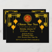 Chinese Nieuwjaarsslang Kaart (Voorkant / Achterkant)