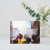 Chinese nieuwjaarstechnici & luiers briefkaart (Staand voorkant)