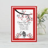 Chinese nieuwjaarstijger in 2022 kaart (Staand voorkant)