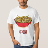 Chinese Noedels T-shirt (Voorkant)