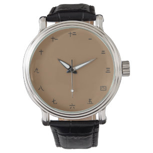 Chinese nummers horloge