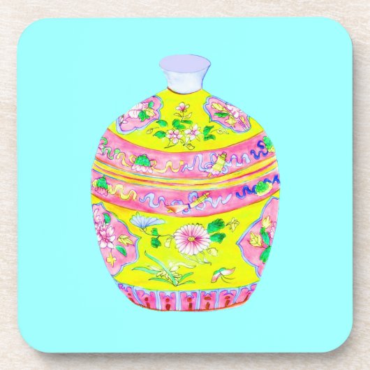 Chinese Nyonya Jar Drankjes Onderzetter (Voorkant)
