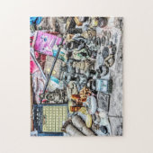 Chinese objecten Verborgen object Jigzaag Puzzle Legpuzzel (Verticaal)