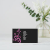 Chinese ontwerpprofielkaart - Roze Visitekaartje (Staand voorkant)