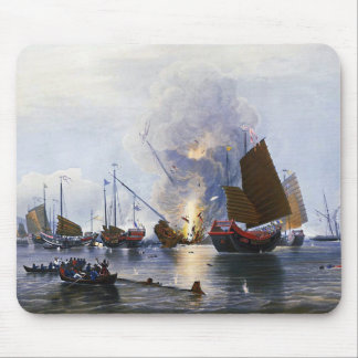 Chinese oorlogsjonken vernietigen 1843 muismat