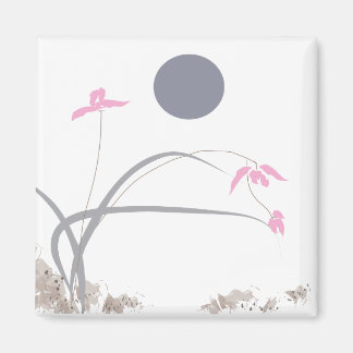 Chinese orchideeën magneet