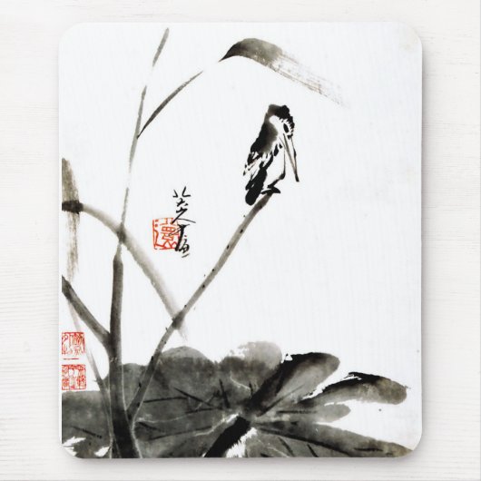 Chinese oude aquarellen muismat (Voorkant)