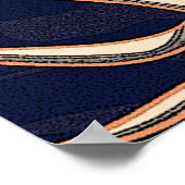 Chinese, oude, mooie bladen poster (Hoek)