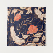 Chinese, oude, mooie bladen wandkleed (Voorkant)