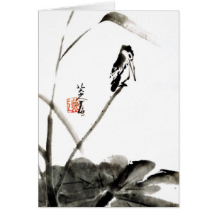 Chinese oude waterverf schilderijen