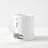 Chinese oude waterverf schilderijen koffiemok (Voorkant links)