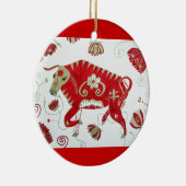 Chinese Ox Astrology Ornament (Rechts)