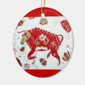 Chinese Ox Astrology Ornament (Links)