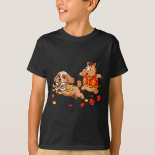 Chinese Paard Apoo Grappige Kinderen Mannen Vrouwe T-shirt