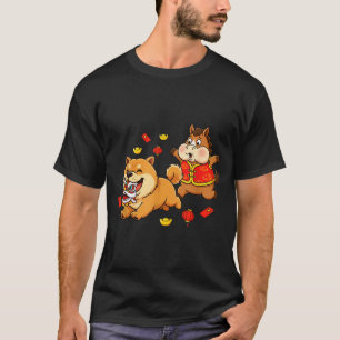 Chinese Paard Chow Chow Hond Kinderen Mannen Vrouw T-shirt