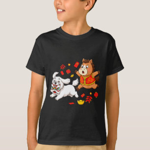 Chinese Paard Havanese Grappige Kinderen Mannen Vr T-shirt