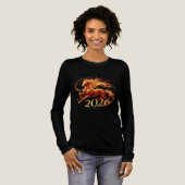 Chinese Paardenjaar 2026-vieringen Tri-Blend Shirt (Voorkant)