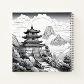 Chinese Pagode Concept Journaal Notitieboek (Achterkant)