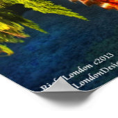 Chinese pagode en Natuur proverb Poster (Hoek)