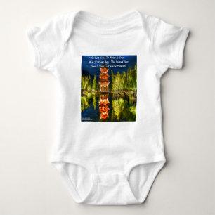 Chinese Pagode en Natuur Spreekwoord Romper