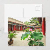 Chinese pagode interieur briefkaart (Voorkant / Achterkant)