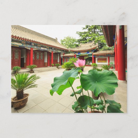 Chinese pagode interieur briefkaart (Voorkant)