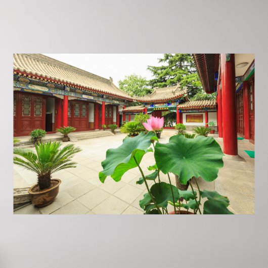 Chinese pagode interieur poster (Voorkant)