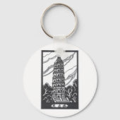 Chinese pagode sleutelhanger (Voorkant)