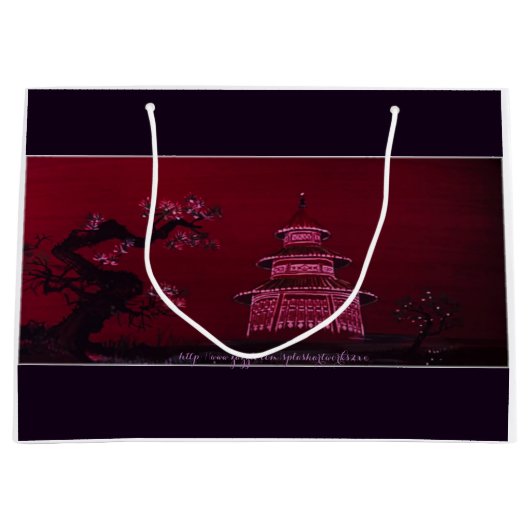 "Chinese Pagota" Groot Cadeauzakje (Voorkant)