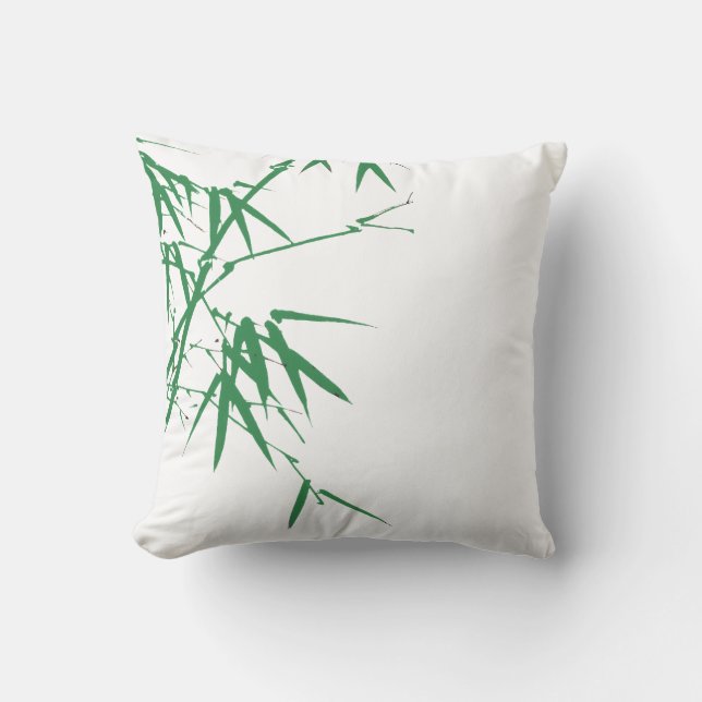 chinese painting bamboo pillow cases kussen (Voorkant)