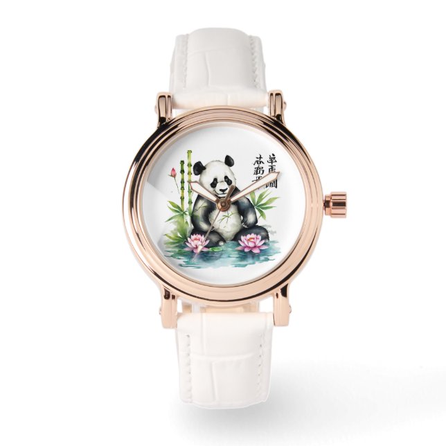 Chinese Panda polshorloge voor dames Horloge (Voorkant)