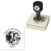 Chinese papercut Rooster Jaar 2017 Rubber Stamp Rubberstempel (Gestempeld)