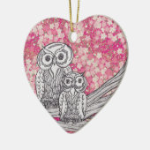 Chinese papiervoorraad 4 keramisch ornament (Links)