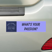 Chinese Passie voor Softball, wat is je passie? Bumpersticker (Op auto)