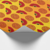 Chinese pattern cadeaupapier (Hoek)