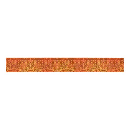 Chinese pattern grosgrain lint (Voorkant)