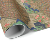 Chinese pauw en bloemen (17e eeuw)  cadeaupapier (Rol Hoek)