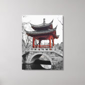 Chinese Paviljoen Canvas Afdruk (Voorkant)