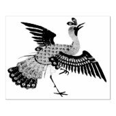 Chinese Peacock Dier Vogel Rubber Stamp Rubberstempel (Afrduk)