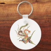 Chinese Phoenix - Fenghuang Mythologische Birds Ar Sleutelhanger (Voorkant)