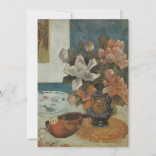 Chinese Pioenrozen en Mandoline van Paul Gauguin