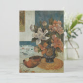 Chinese Pioenrozen en Mandoline van Paul Gauguin (Staand voorkant)