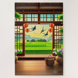 Chinese platteland scene legpuzzel