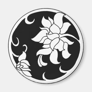 Chinese pony Flower - Magnet