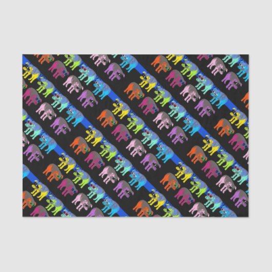 Chinese Pop 2019-papier Varkens Tissuepapier (Voorkant)