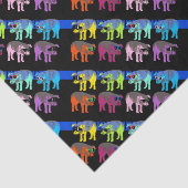 Chinese Pop 2019-papier Varkens Tissuepapier (Detail)