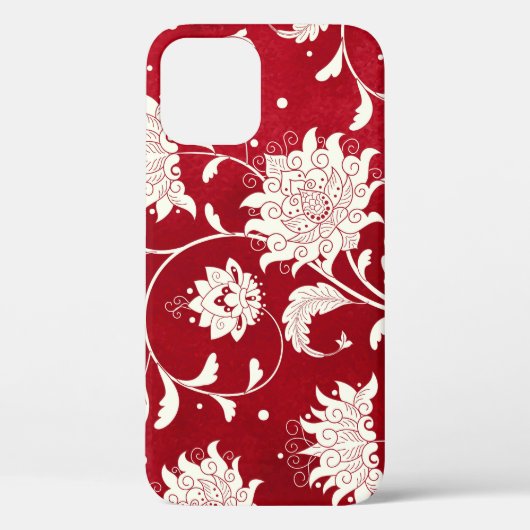 Chinese porselein imitatie: bloemenschilderij Case-Mate iPhone case (Achterkant)