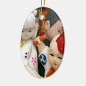 Chinese porseleinpoppen keramisch ornament (Links)