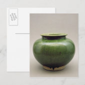 Chinese pot, Yueh ware, zesdeynasties Briefkaart (Voorkant / Achterkant)